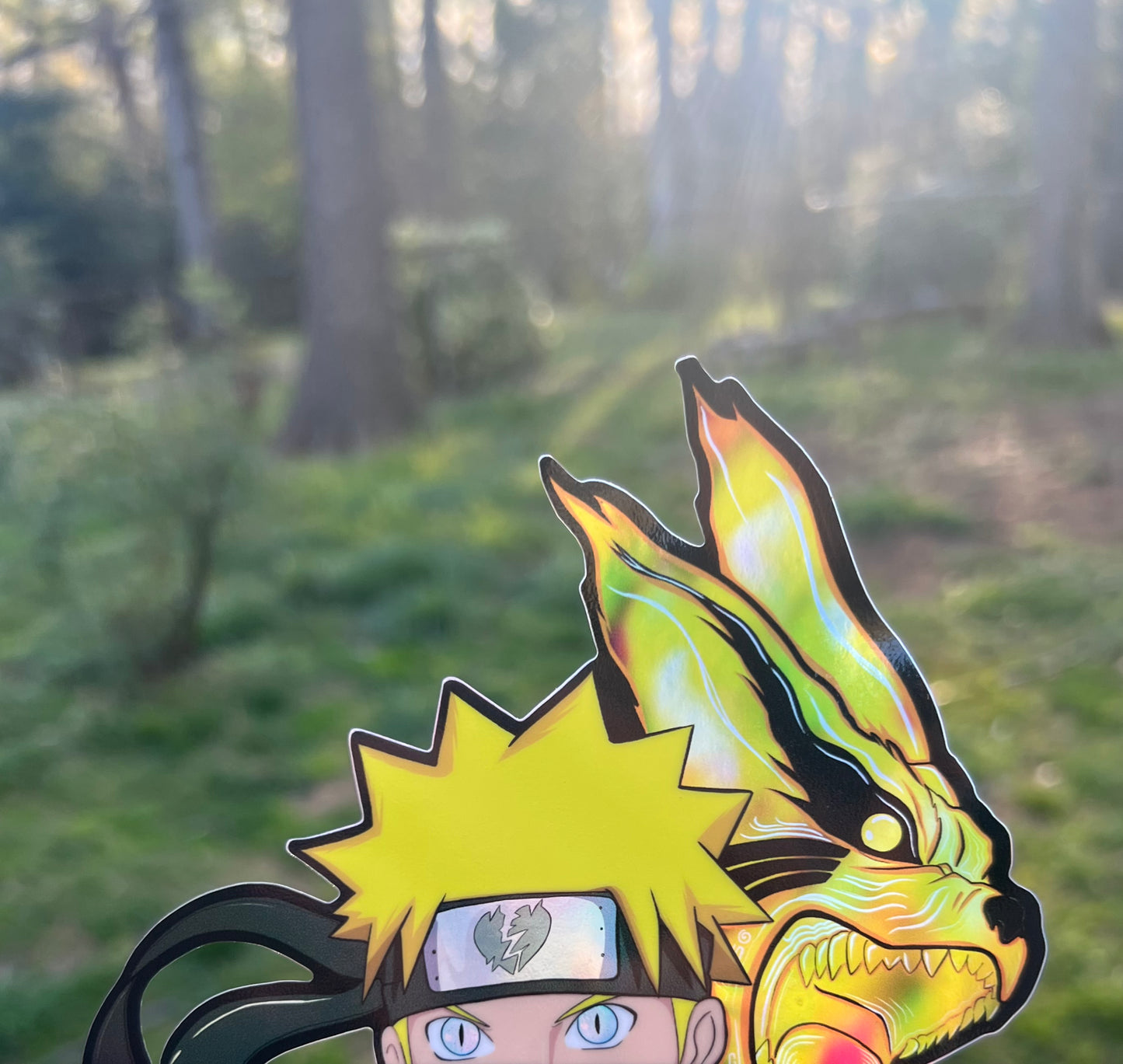 Naruto fox holographic peeker v1
