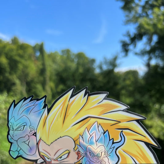 Gotenks holographic peeker