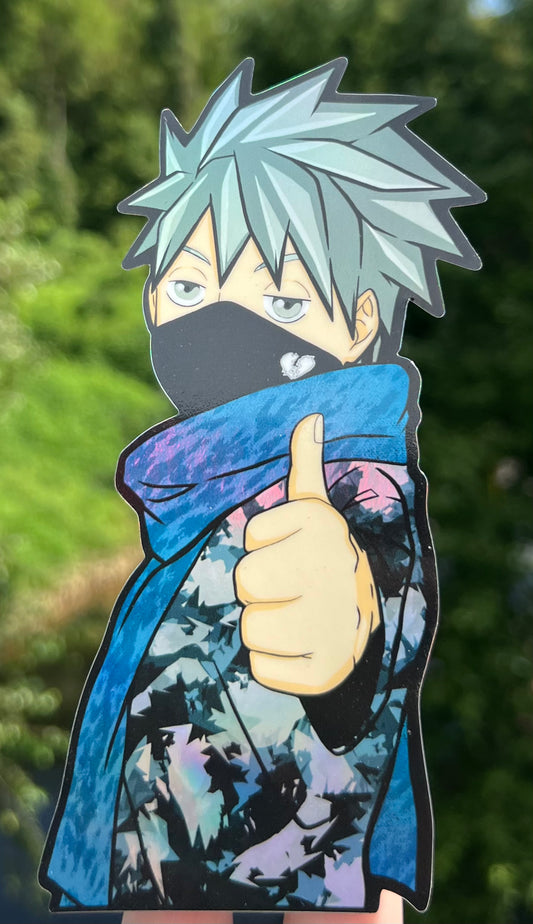 Young sensei holographic peeker